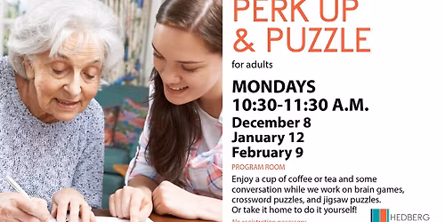 Perk Up & Puzzle (adults)