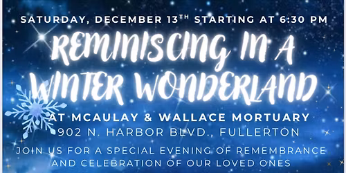 Reminiscing in a Winter Wonderland