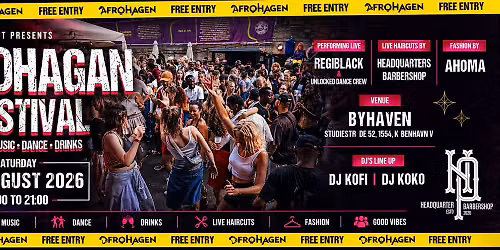 AFROHAGEN FESTIVAL 2026 \/\/ Byhaven-Free Entry