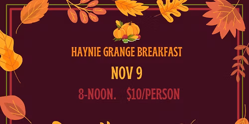 Haynie Grange Breakfast