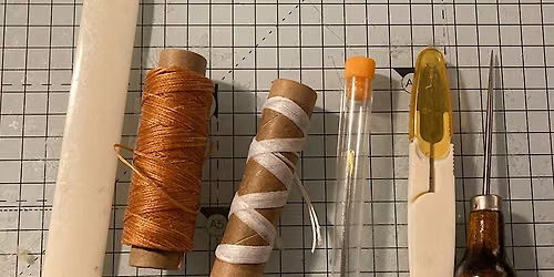 Book Binding-french link stitch sketchbook 1\/12