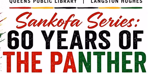 Sankofa Series: Black Panther Patch Workshop