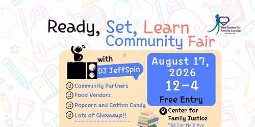 Ready, Set, Learn Community Fair!