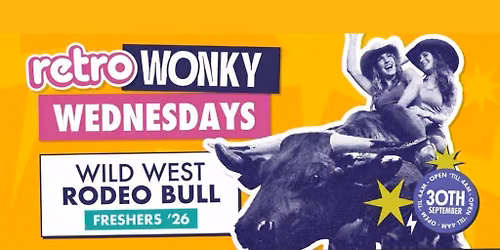 Retro Wonky Wild West Wednesday 30th September