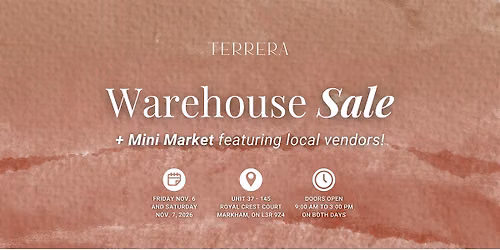 Terrera Bamboo Clothing Warehouse Sale | Markham, ON