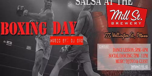 Boxing Day Salsa At The Mill