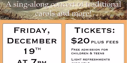 Comfort & Joy - A Christmas Sing-Along (Wall St United, Brockville)