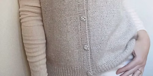 Knitting Class - Button Down Vest 