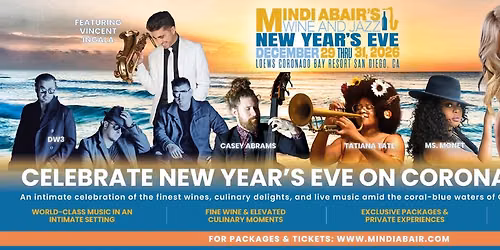 Mindi Abair's Wine & Jazz New Year's Eve 2026 - 2027