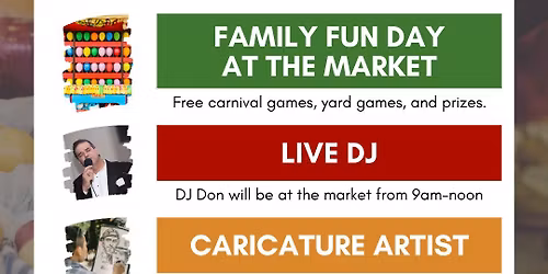 Family Fun Day at the Huntley Farmers Market
