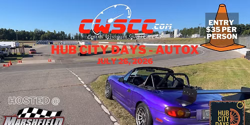 2026 CWSCC AUTO-X # 3 - HUB CITY DAYS AUTOX
