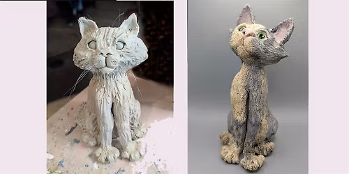 Workshop | Cat \u2022 Hand-built Clay | Art-A-Fair