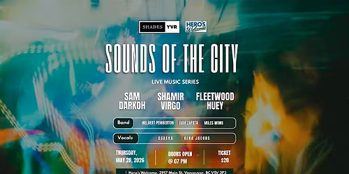 Sounds of the City: Live Music Series