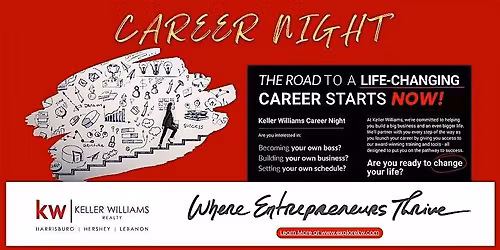 Real Estate Career Night w\/ Keller Williams Realty in Harrisburg!