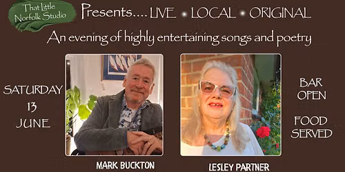 An evening of entertaining songs and poetry