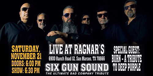 Six Gun Sound-The Ultimate BAD COMPANY Tribute with Burn-A Tribute to DEEP PURPLE