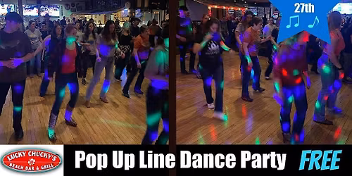 Pop Up Line Dance Party \/ Lucky Chuckys \/ Oconomowoc \/ FREE