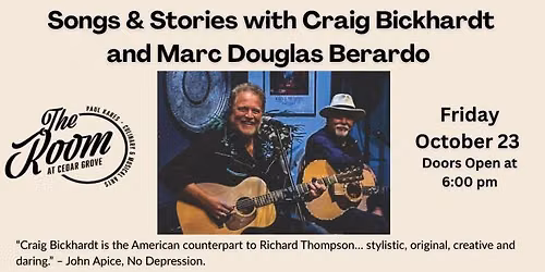 Songs & Stories with Craig Bickhardt and Marc Douglas Berardo