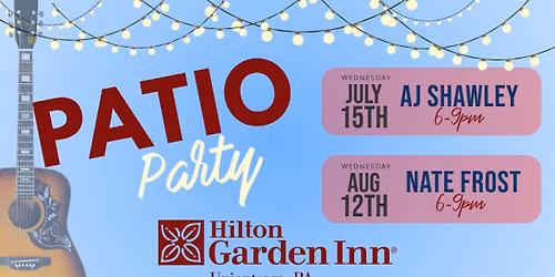 Patio Party with Live Music by AJ Shawley
