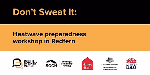 Free Heatwave Preparedness workshop in Redfern