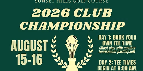 Sunset Hills 2026 Club Championship