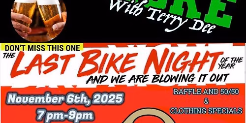 Karaoke, bike night, November 6, Commerce SB&G starts at 7 PM