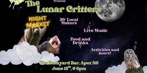The Lunar Critters Night Market with The Backyard Bar