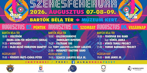 \ud83c\udfb7 ALBA REGIA FESZT 2026 \ud83c\udfb7