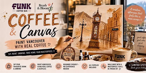Coffee & Canvas: Paint Vancouver with Real Coffee \u2615