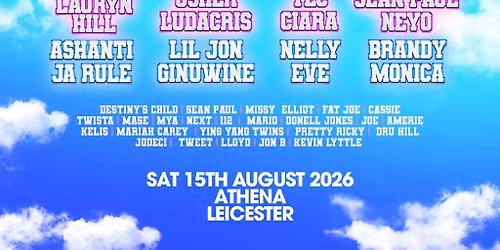 R&B Lovers - Saturday 15th August - Athena Leicester