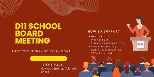 D11 Board of Education Regular School Board Meeting