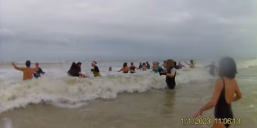 Le bain du 1 janvier 