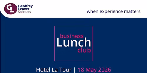 GL Business Lunch Club - 14 September 2026