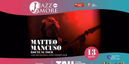 \ud83c\udfb8 Matteo Mancuso - Europe Tour\ud83d\udccd Teatro Auditorium UniCal (CS)
