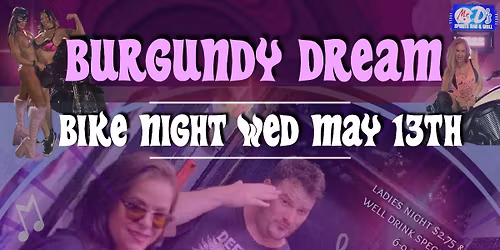 BIKE NIGHT WITH BURGUNDY DREAM 