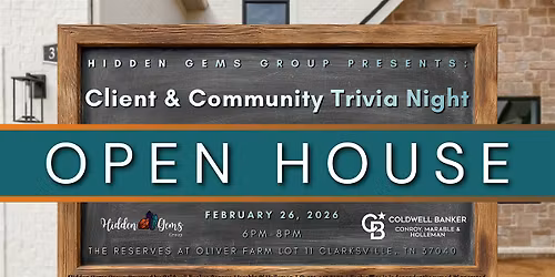 Client & Community Trivia Night and OPEN HOUSE