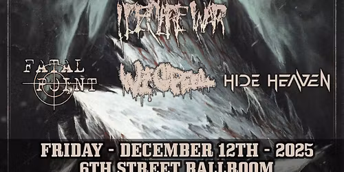 The Winter Of Madness Tour feat Enterprise Earth - I Declare War - Medford OR