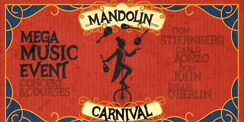 Mandolin Carnival with Carlo Aonzo, Don Stiernberg, Brian Oberlin, & Don Julin