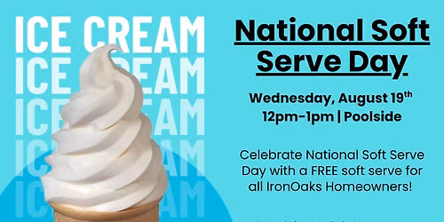 National Soft Serve Day