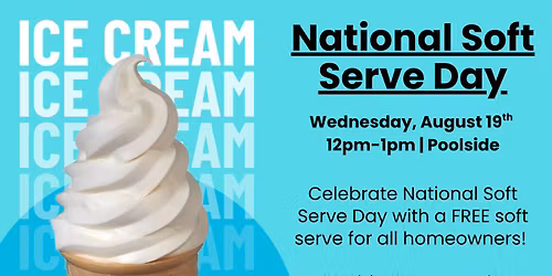 National Soft Serve Day