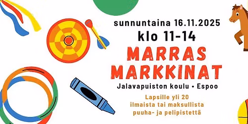 Jalavapuiston koulun Marrasmarkkinat