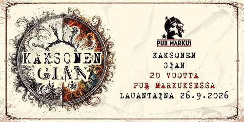 Kaksonen & Gian Pub Markuksessa