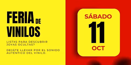 Feria De Vinilos Octubre 2025
