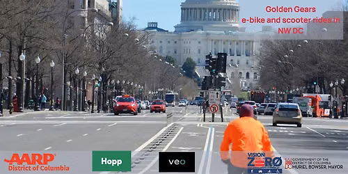 Golden Gears E-bike and Scooter Rides in NW\/SW DC