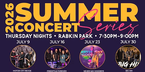 2026 Summer Concert Series
