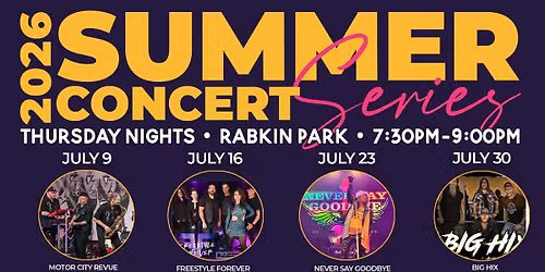 2026 Summer Concert Series