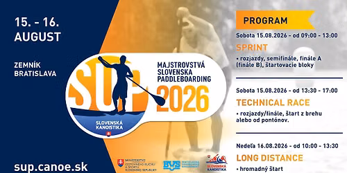 Majstrovstvá Slovenska v paddleboardingu 2026