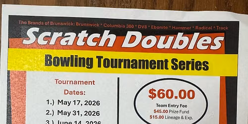Brunswick Scratch Doubles Tournament Series