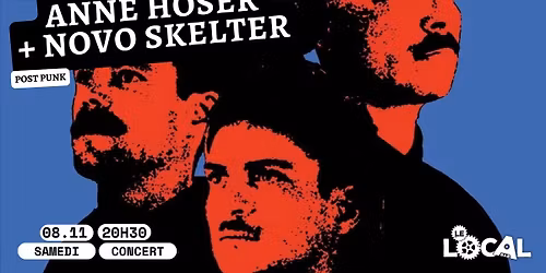 Soir\u00e9e post punk : ANNE HOSER + NOVO SKELTER