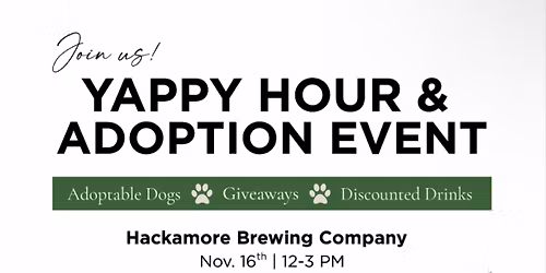 Rescue Network - MN Adoption Event & Yappy Hour